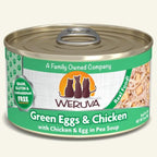 Green Eggs & Chicken with Chicken & Egg in Pea Soup