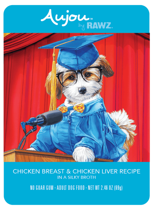 Aujou Chicken Breast & Chicken Liver Dog Food