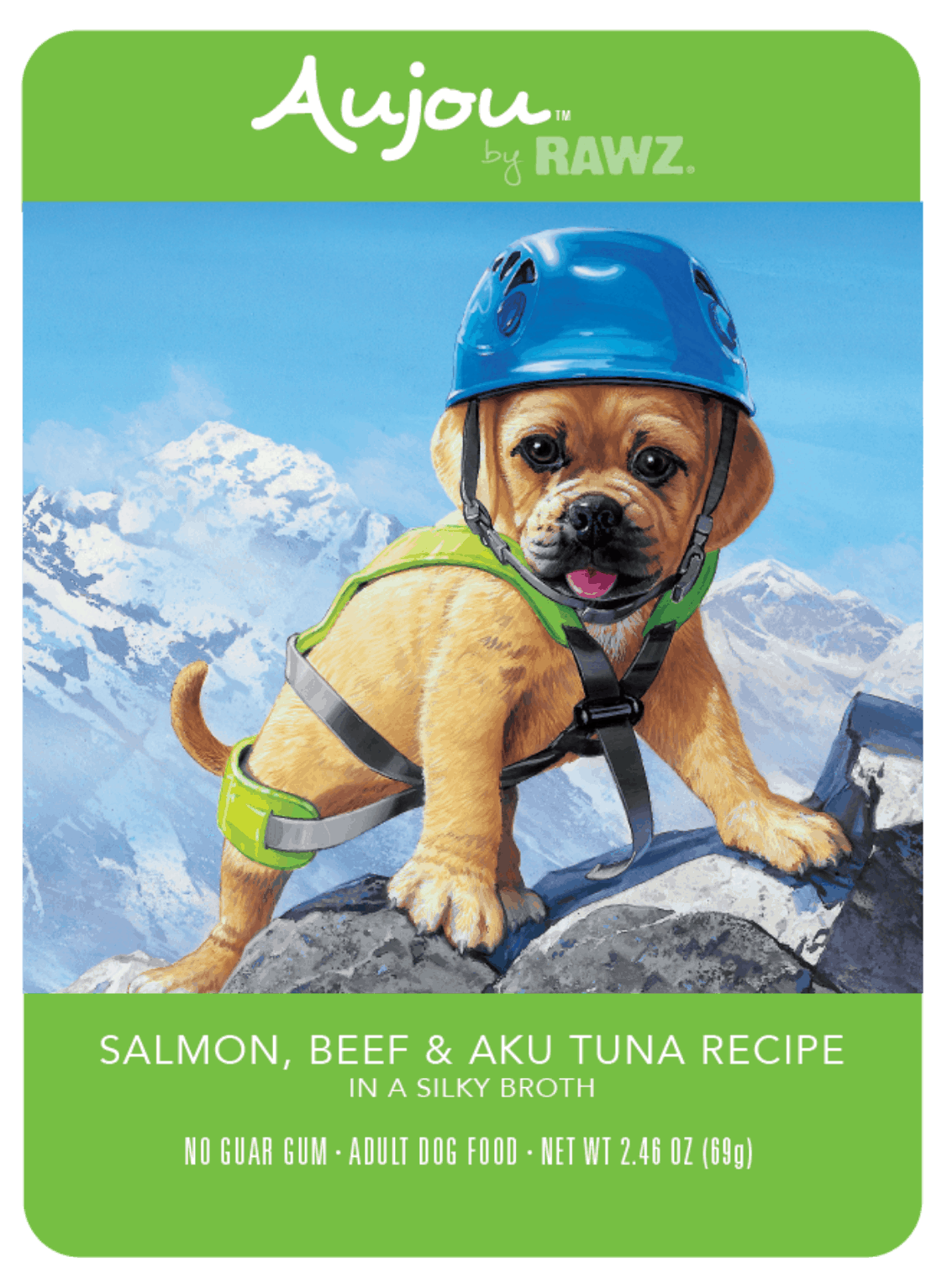 Aujou Salmon, Beef & Aku Tuna Dog Food