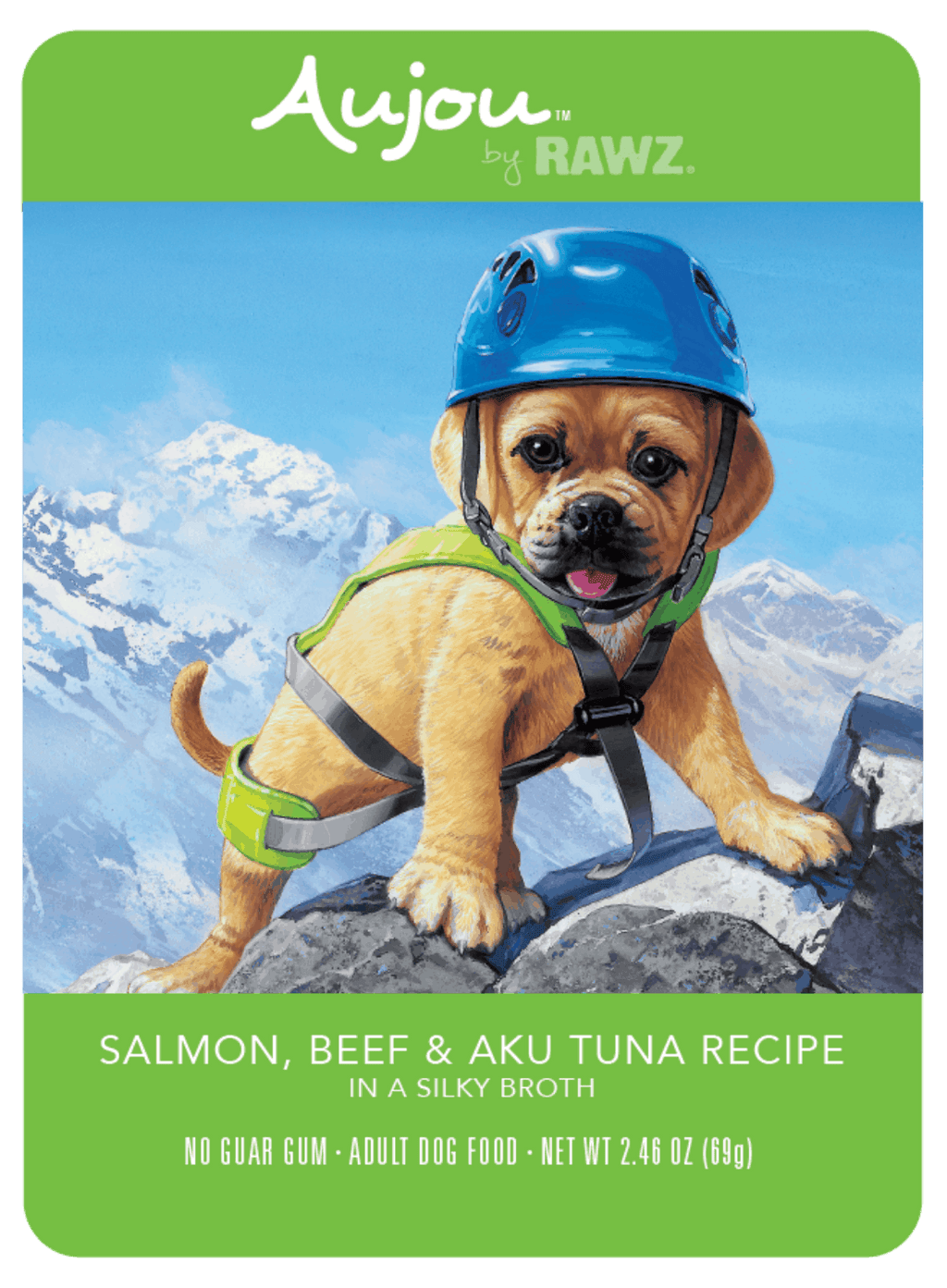 Aujou Salmon, Beef & Aku Tuna Dog Food