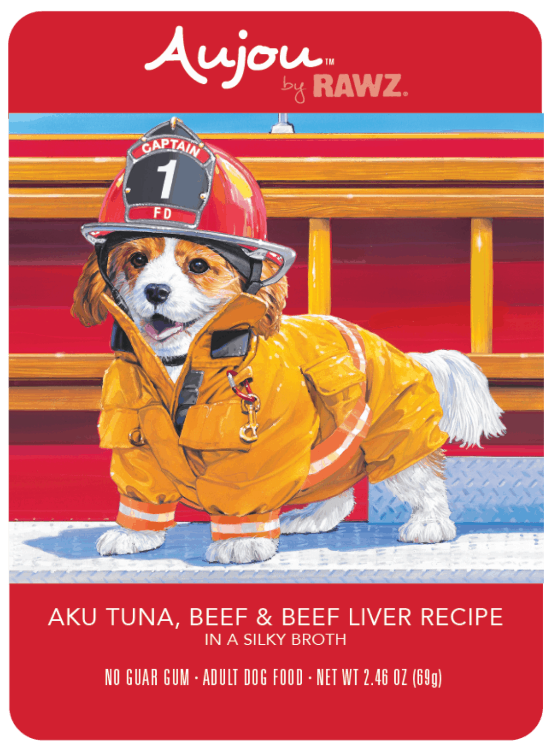 Aujou Aku Tuna, Beef & Beef Liver Dog Food