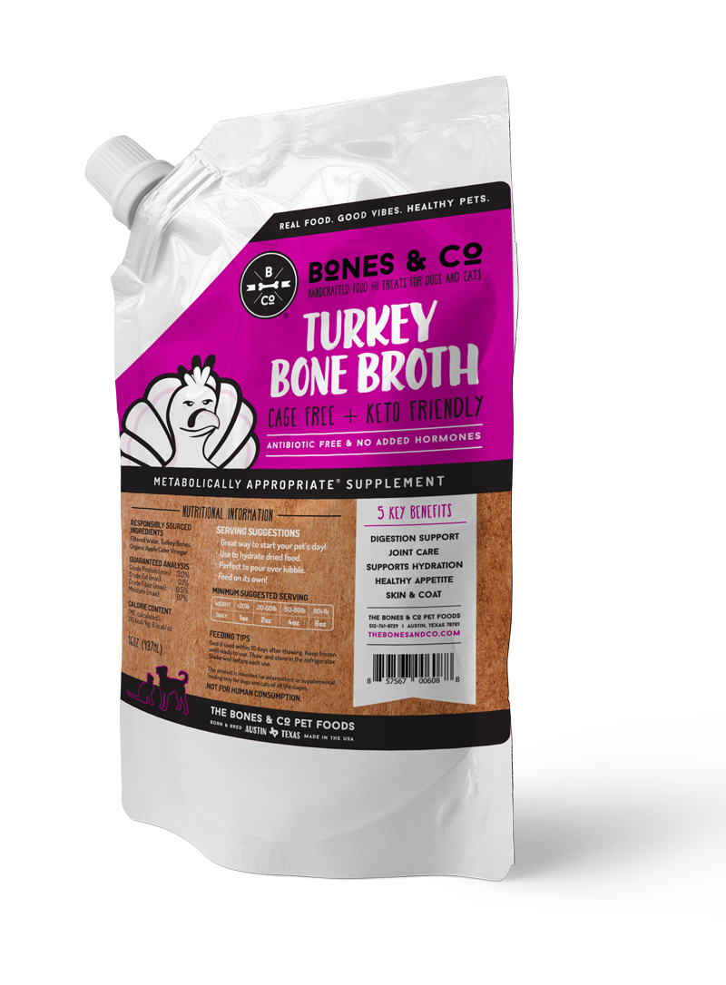 Bone Broth Frozen Supplement for Dogs (Beef, Chicken or Turkey)