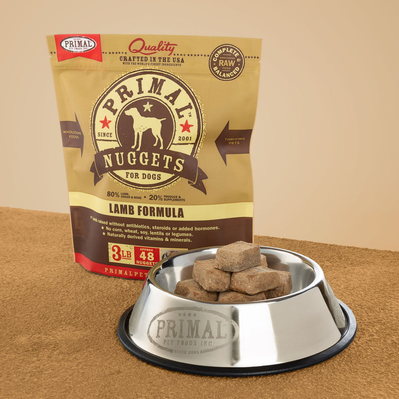 Canine Raw Frozen Nuggets (Lamb)
