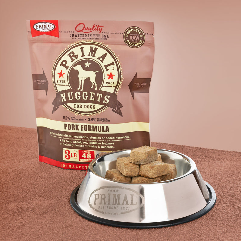 Canine Raw Frozen Nuggets (Pork)