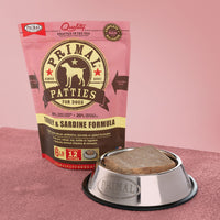 Canine Raw Frozen Patties (Turkey & Sardine)