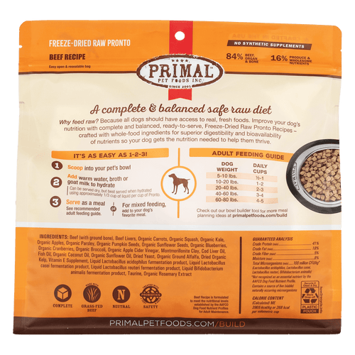 Canine Freeze Dried Pronto (Beef)