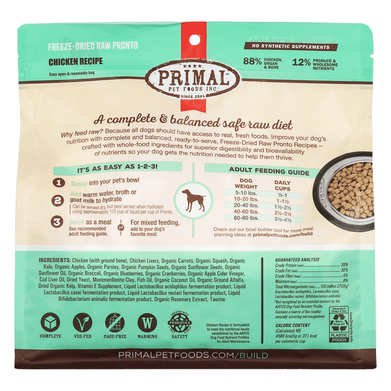 Canine Freeze Dried Pronto (Chicken)
