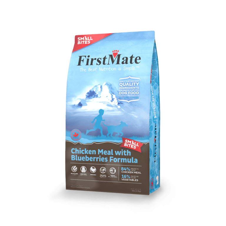 Grain Free Chicken Meal with Blueberries Formula Small Bites
