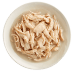 Shredded Chicken Breast, Coconut Oil & NZGM Dog Can