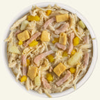 Bed & Breakfast with Chicken, Egg, Pumpkin & Ham in Gravy