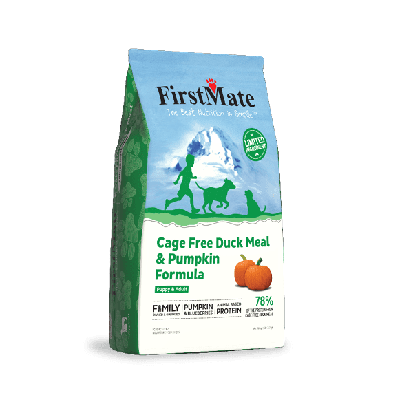 Grain Free Cage Free Duck Meal & Pumpkin Formula