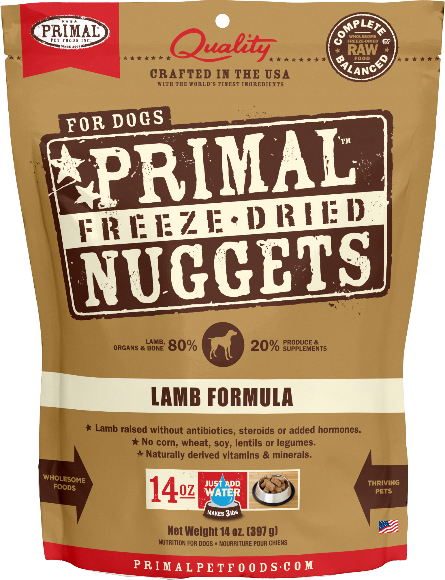 Canine Freeze Dried Nuggets (Lamb)