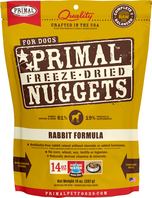 Canine Freeze Dried Nuggets (Rabbit)