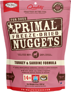 Canine Freeze Dried Nuggets (Turkey & Sardine)