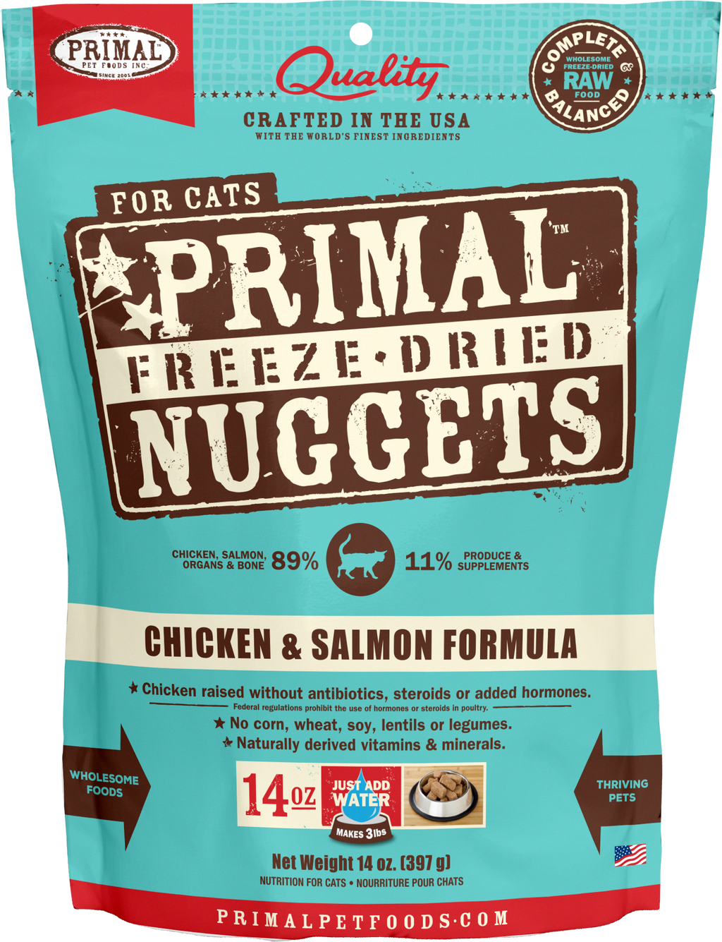 Feline Freeze Dried Nuggets (Chicken & Salmon)
