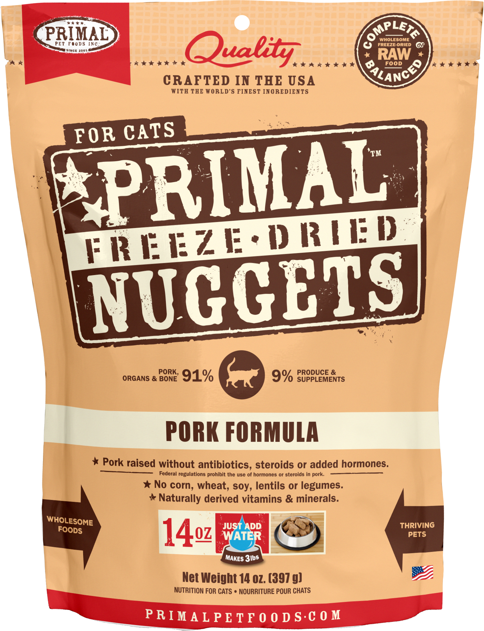 Feline Freeze Dried Nuggets (Pork)
