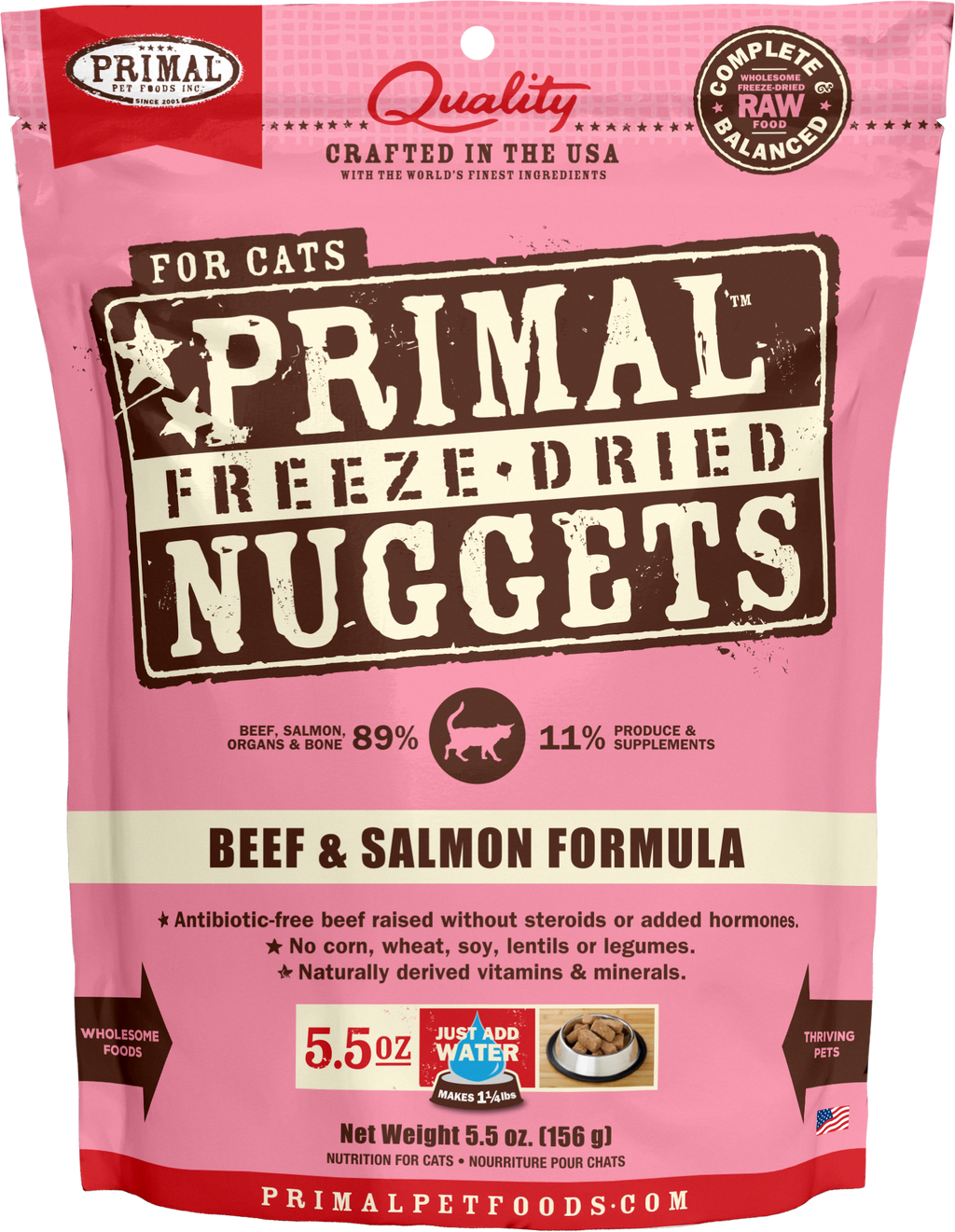 Feline Freeze Dried Nuggets (Beef & Salmon)