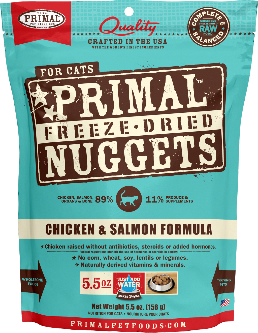 Feline Freeze Dried Nuggets (Chicken & Salmon)