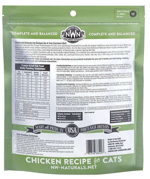 NW Naturals Freeze Dried Chicken Recipe-Cat