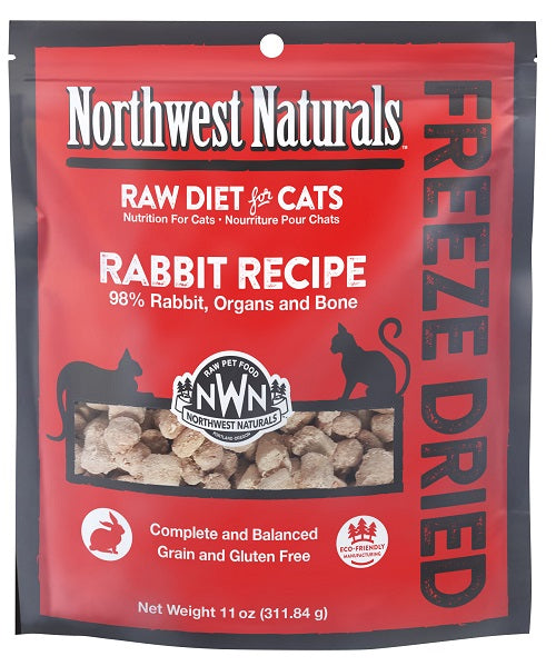 NW Naturals Freeze Dried Rabbit Recipe - Cat