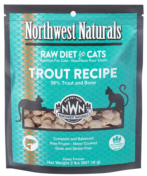 NW Naturals Raw Trout Recipe  Cat