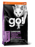 GO! CARNIVORE Grain Free Chicken, Turkey + Duck Recipe for Cats 
