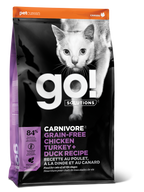 GO! CARNIVORE Grain Free Chicken, Turkey + Duck Recipe for Cats 