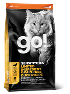 GO! SENSITIVITIES Limited Ingredient Grain Free Duck Recipe for Cats