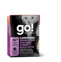 GO! CARNIVORE Grain Free Chicken, Turkey + Duck Pâté for Cats