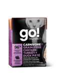 GO! CARNIVORE Grain Free Chicken, Turkey + Duck Pâté for Cats