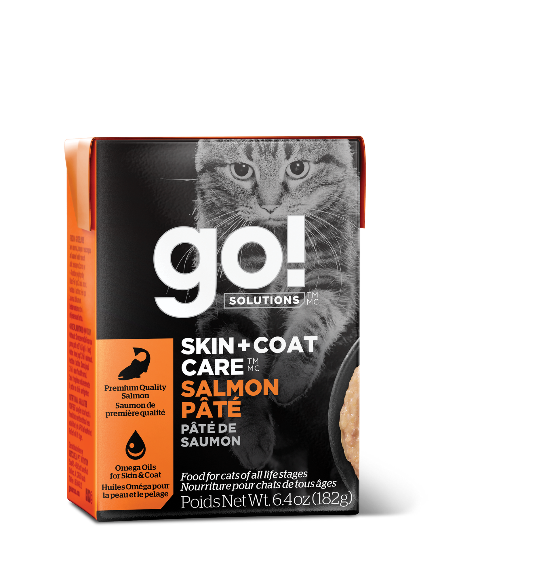 GO! SKIN + COAT CARE Salmon Pâté With Grains for Cats