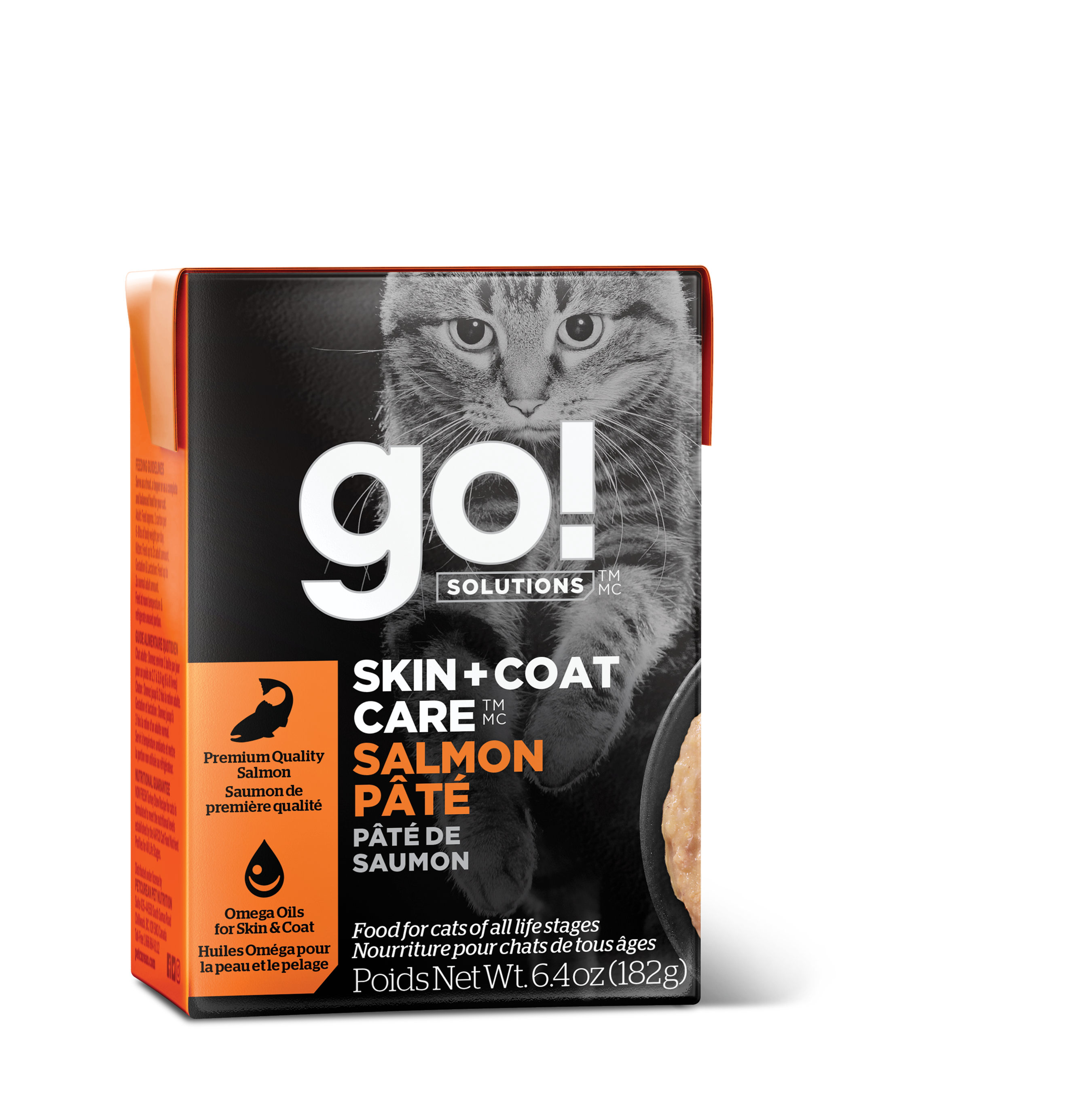 GO! SKIN + COAT CARE Salmon Pâté With Grains for Cats