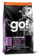 GO! CARNIVORE Grain Free Chicken, Turkey + Duck Senior Recipe for Dogs 