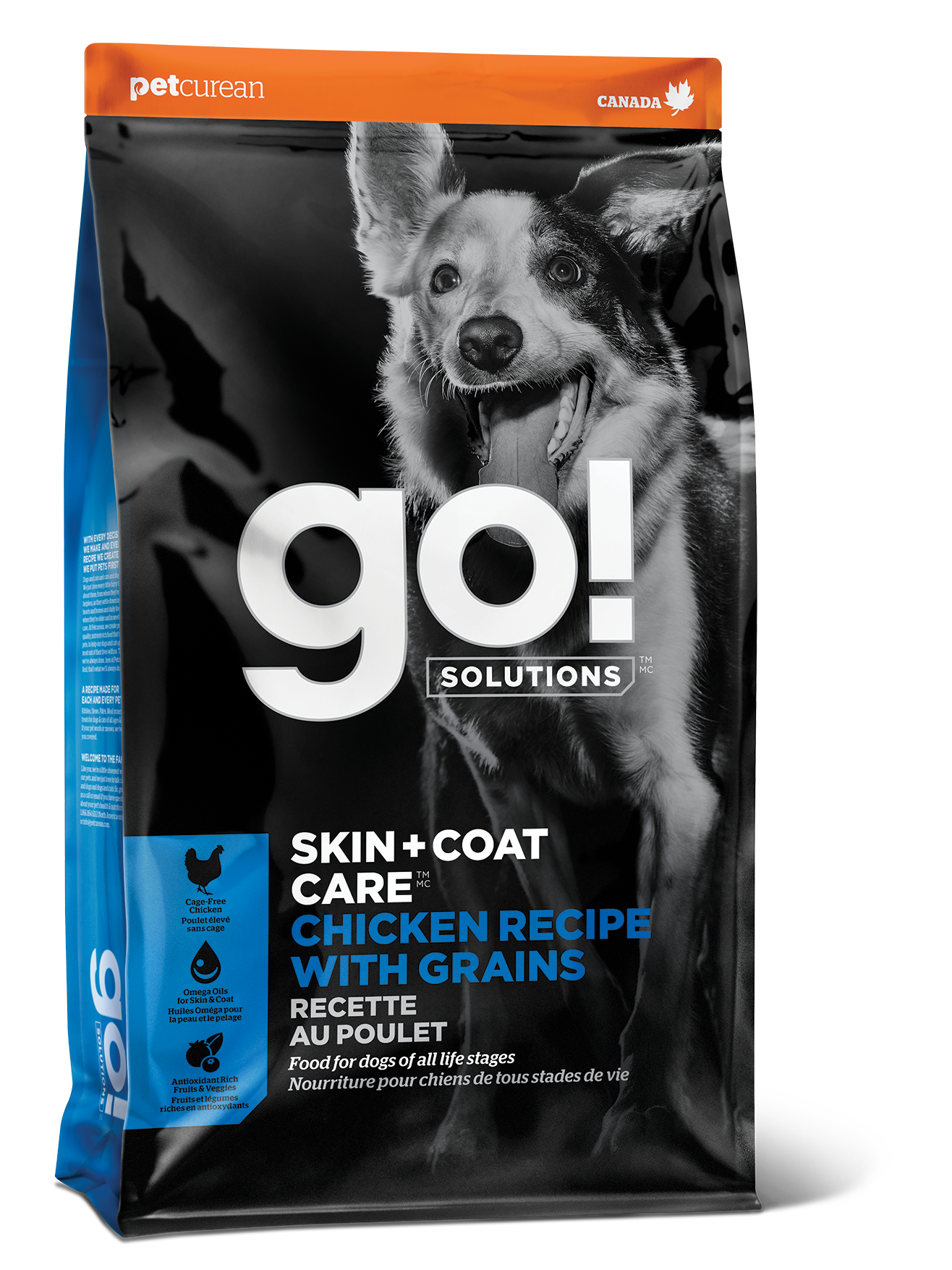 GO! SKIN + COAT CARE Chicken Recipe With Grains  for Dogs