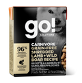 GO! CARNIVORE Grain Free Shredded Lamb + Wild Boar Recipe for Dogs 