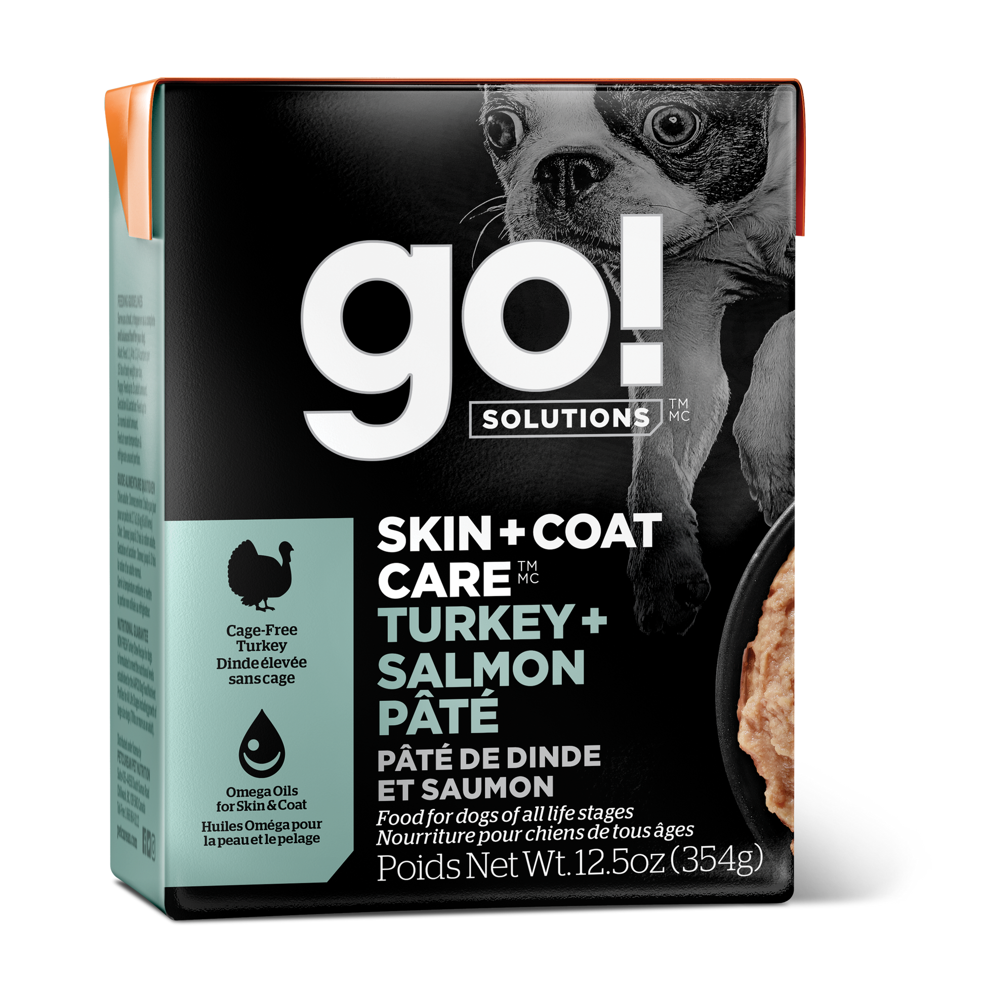 GO! SKIN + COAT CARE Turkey + Salmon Pâté for Dogs 