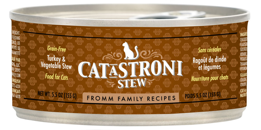 Fromm Family Recipes Cat-A-Stroni® Turkey & Vegetable Stew