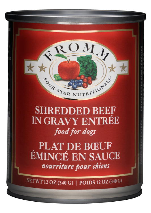 Fromm Four-Star Nutritionals® Shredded Beef in Gravy Entrée