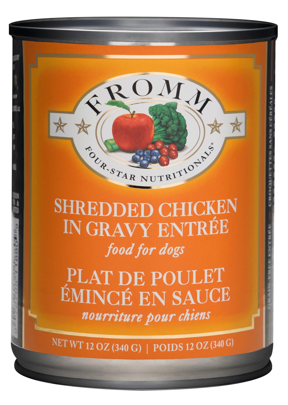 Fromm Four-Star Nutritionals® Shredded Chicken in Gravy Entrée