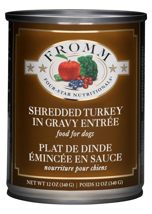 Fromm Four-Star Nutritionals® Shredded Turkey in Gravy Entrée