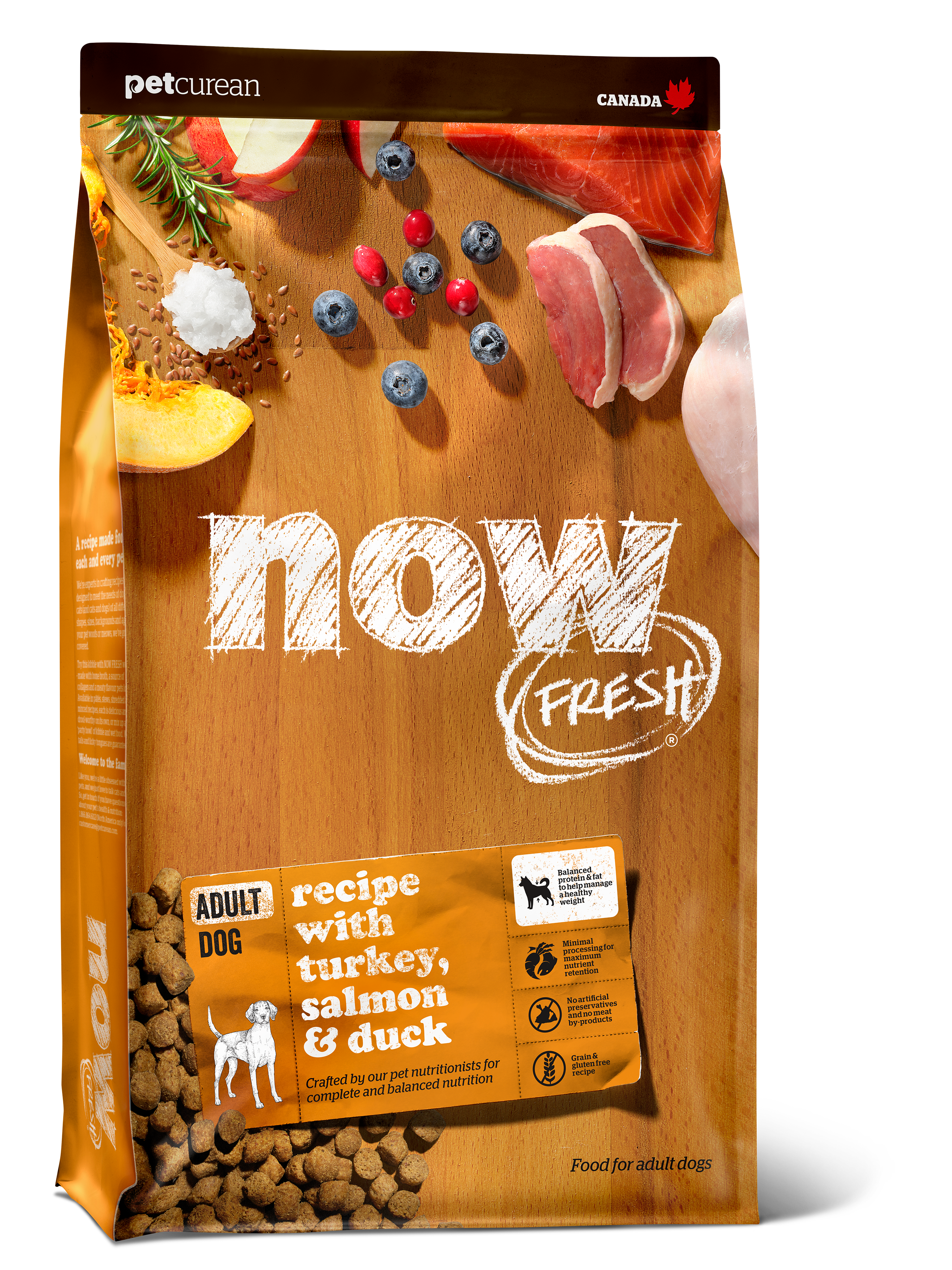 NOW FRESH Turkey, Salmon & Duck Grain Free Adult Recipe