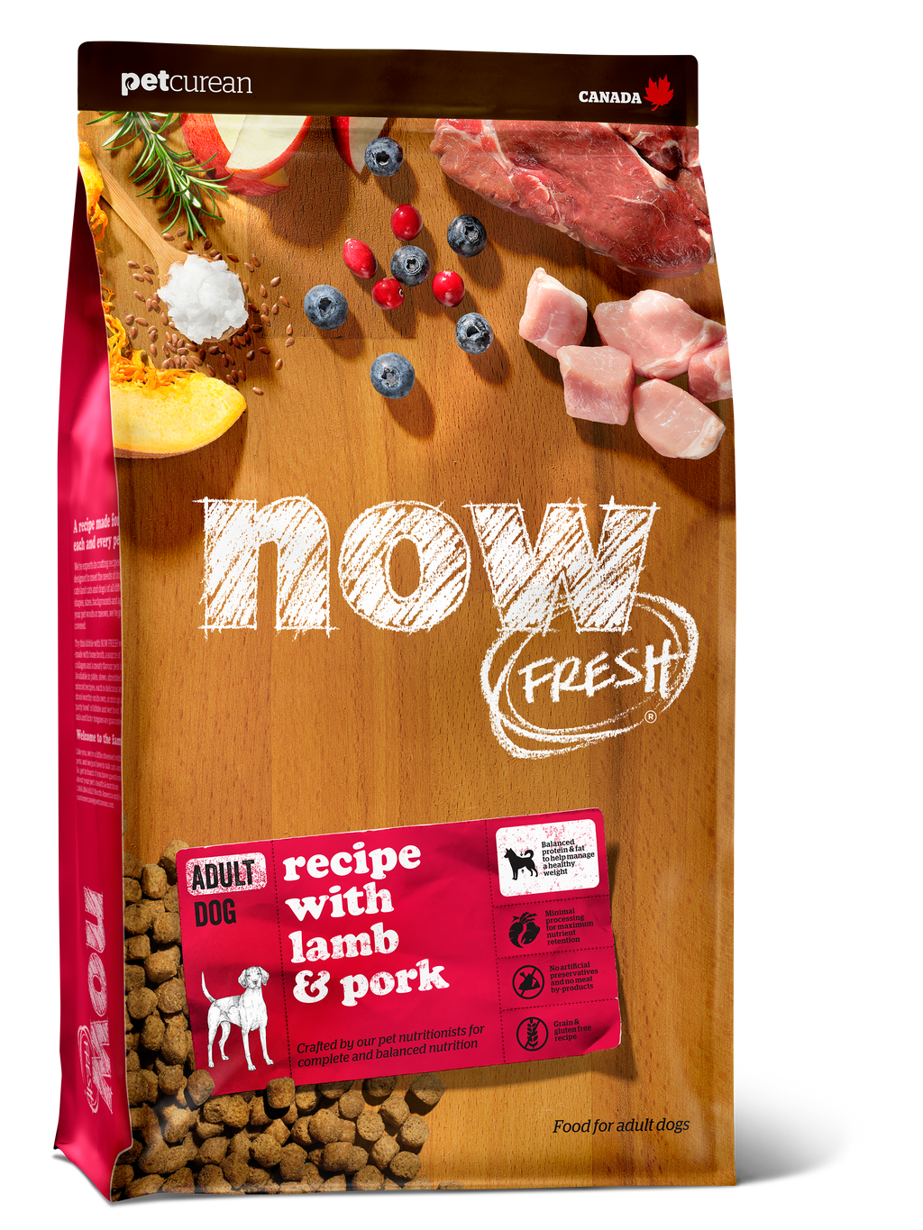 NOW FRESH Lamb & Pork Grain Free Red Meat Adult Recipe