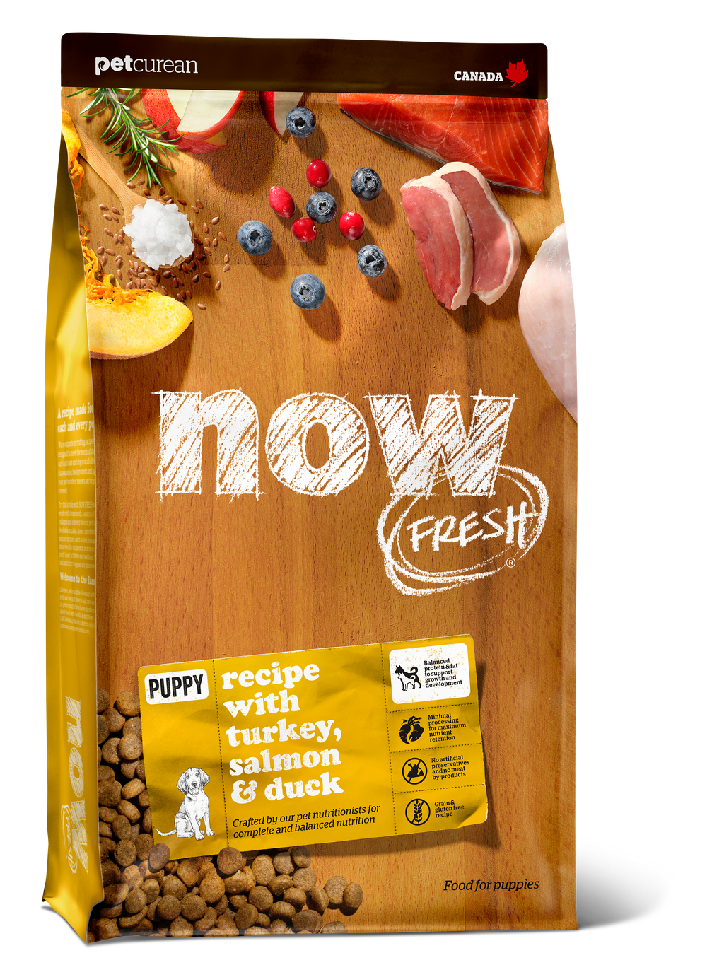 NOW FRESH Turkey, Salmon & Duck Grain Free Puppy Recipe