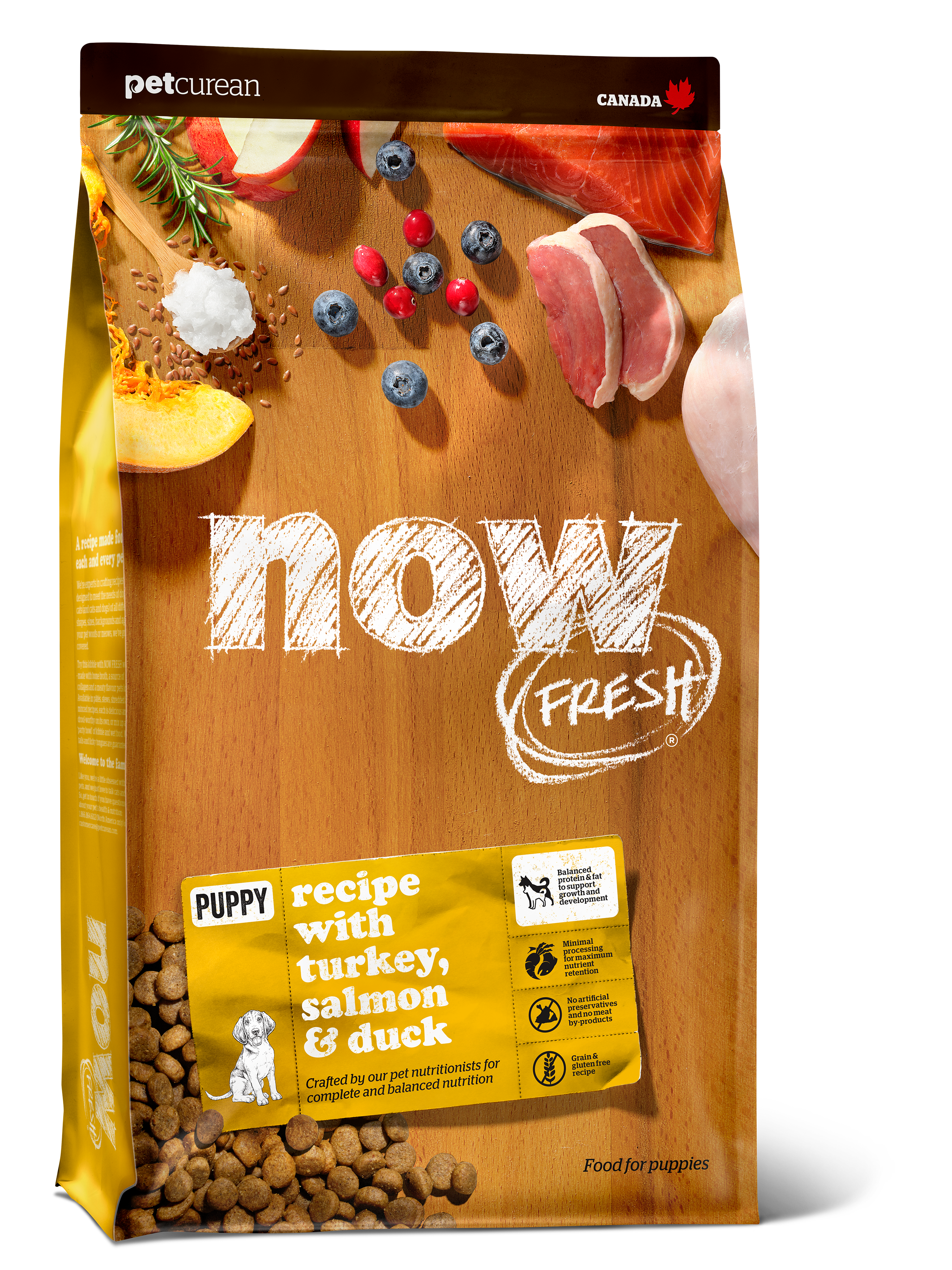 NOW FRESH Turkey, Salmon & Duck Grain Free Puppy Recipe