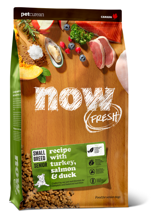 NOW FRESH Turkey, Salmon & Duck Grain Free Senior Recipe