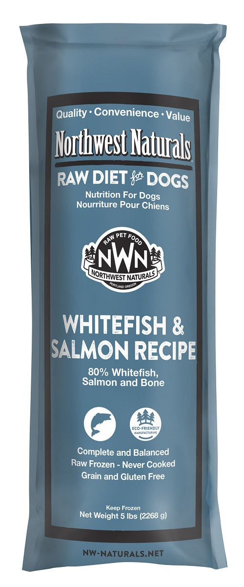 NW Naturals Raw Whitefish & Salmon Recipe-Dog