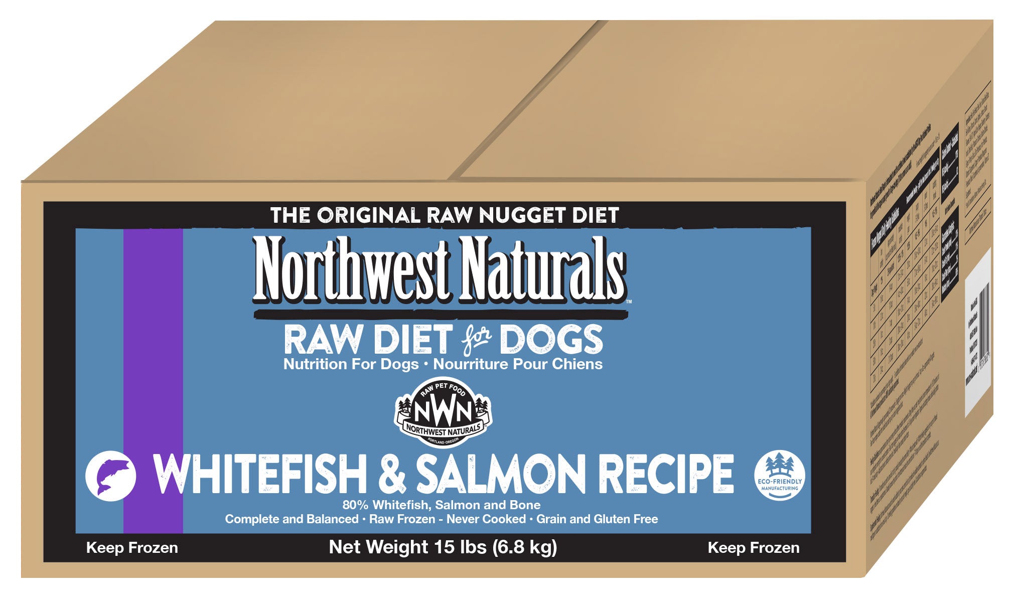 NW Naturals Raw Whitefish & Salmon Recipe-Dog