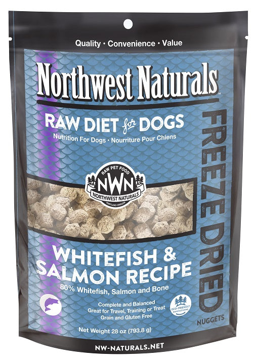 NW Naturals Freeze Dried Whitefish & Salmon Recipe Lg