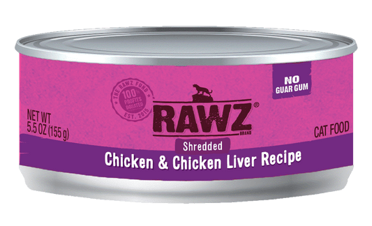 Shredded Chicken & Chicken Liver Canned Cat Food