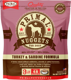 Canine Raw Frozen Nuggets (Turkey & Sardine)